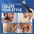 thumbnail image 2 of DSP Body Hair Trimmer for Men Waterproof Razor for Men Pubic Hair Women Bikini Trimmer Ball Shaver Electric Back Razor, LED Light, IPX7 Wet/ Dry use, 0-12mm, 2 of 7