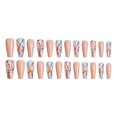 thumbnail image 2 of ruzhgo Length Coffin Fake Nail Scratch Resistant Press-on Fingernails Removable Trimble Nail Tip Adjustable Manicure Stickers Girls Type 1 Type 21, 2 of 6