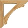 thumbnail image 3 of Ekena Millwork 6"W x 48"D x 48"H Legacy Slat Rough Sawn Bracket, Western Red Cedar, 3 of 4