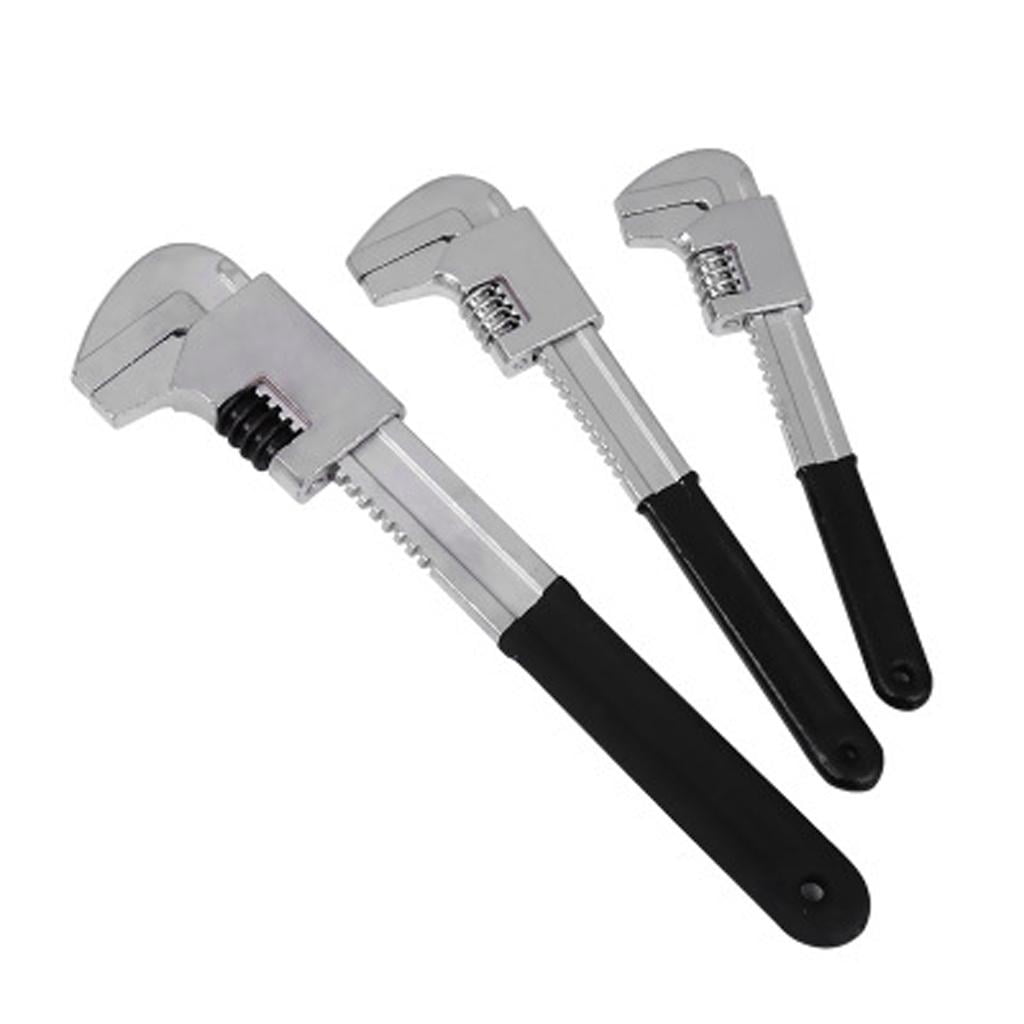 9 """"11"""" 15 """"adjustable Wrench / Wrench / Adjustable Wrench, Steel - +Black, 11 inch