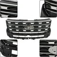 thumbnail image 4 of LABLT Front Bumper Grille Grill Silver Coated Replacement for Explorer 2016 2017, 4 of 5