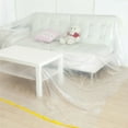 thumbnail image 3 of Injueey Funda antipolvo para sofá de primera calidad, resistente y duradera, para una protección duradera, fundas antipolvo transparentes Cubiertas para muebles de jardín blanco, 3 of 6