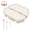 Beige, variant on Efugadeng 6 Grid Triangle Onigiri Mold Set, Foldable Rice Ball Maker Non-Stick Sushi Press & Storage Container for Quickly Make 6 Musubi (Beige)