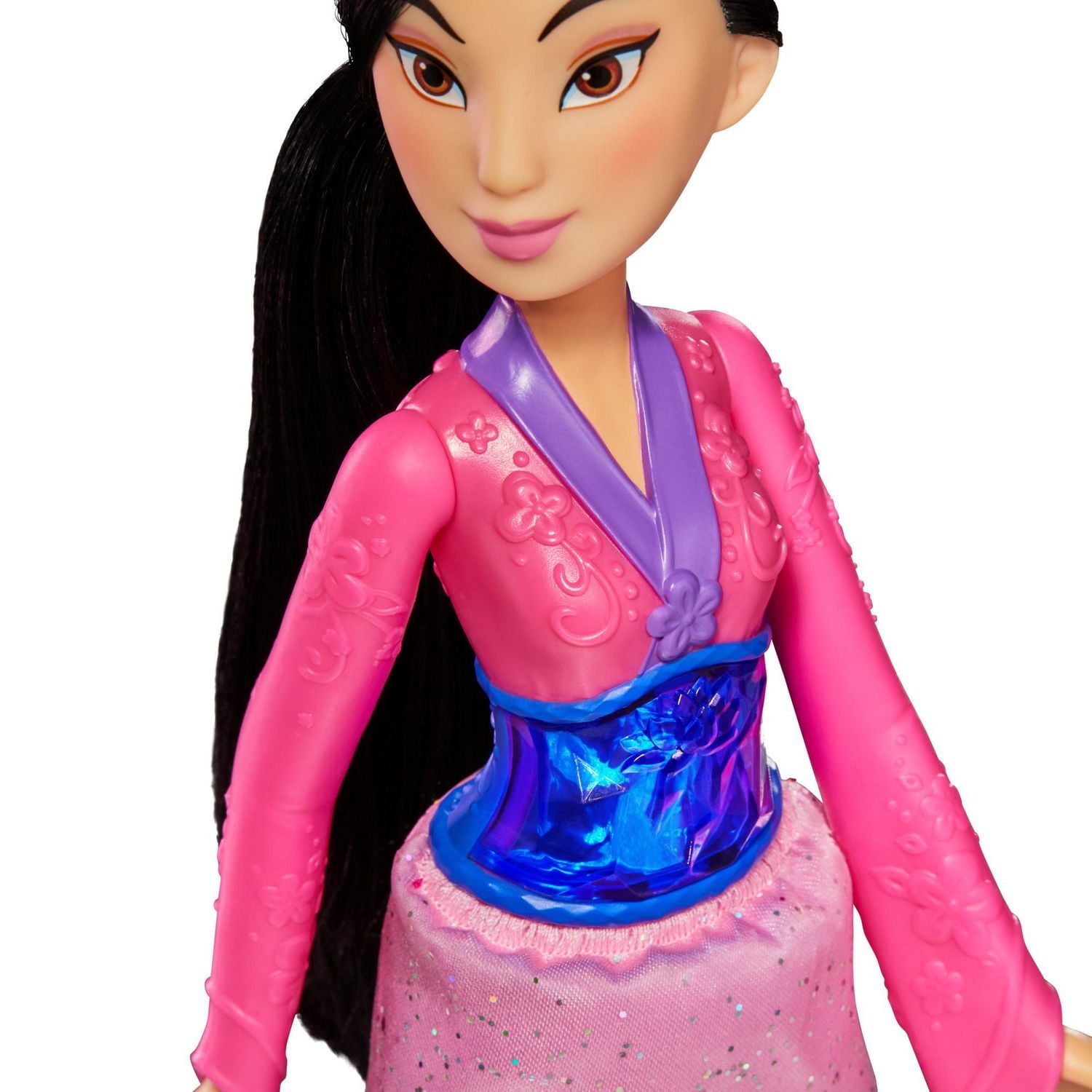 Disney Princess Royal Shimmer Mulan Doll with Skirt and Accessories