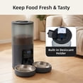 thumbnail image 7 of EDX Automatic Cat Dog Feeder - Timed Dry Food Dispenser with Portion Control & Desiccant Bag(6L), 7 of 7