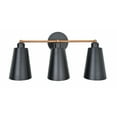 thumbnail image 2 of Alvar 3 Light Vanity with Black Finish, 2 of 4