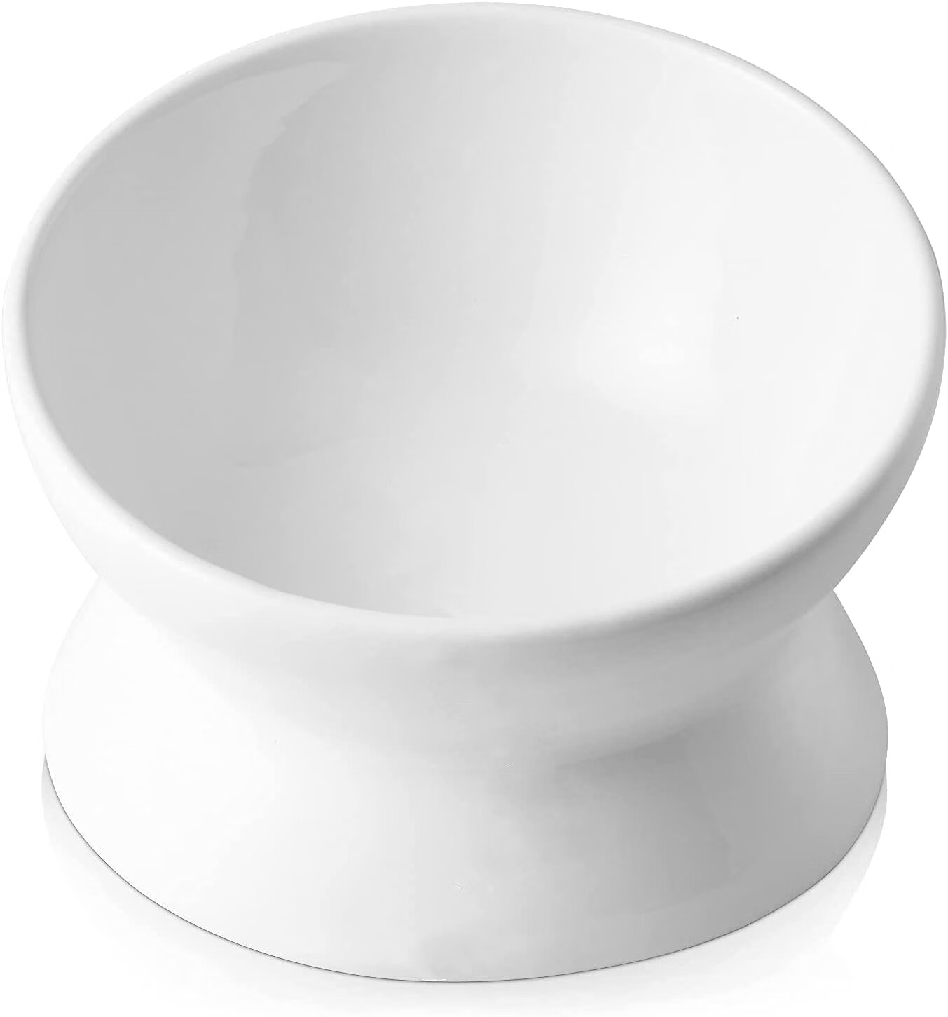 Noodoky Elevated Cat Bowl, Ceramic Raised Cat Food Bowl, Small Dog Bowl