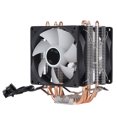 thumbnail image 2 of Ventilador de refrigeración de CPU ventiladores de refrigeración de CPU de computadora de tacto directo con luz RGB para trabajo para juegos, 2 of 8