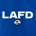 thumbnail image 4 of Unisex Royal Los Angeles Rams LAFD T-Shirt, 4 of 4