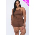 thumbnail image 5 of Split Back Cami Top & Shorts Set for Plus Sizes, 5 of 11