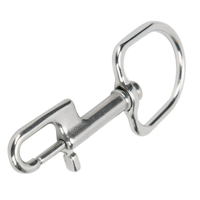 Ganchos de presión de un solo ojo clips de presión de un solo extremo de acero inoxidable para buceo bajo el agua para buceo libre para kayak y barco Fugacal Otros