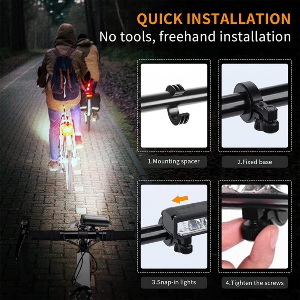 eYotto 1200LM USB Rechargeable Bike Light photo 5
