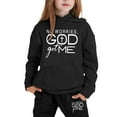 thumbnail image 4 of Utlike 2 Pcs Girls Sweatsuit 2 Piece Outfits Fall Casual Graphic Long Sleeve Hoodies Sweatshirts And Sweatpants Set Matching Outfits For Girl Size 2 Years-3 Years Black, 4 of 4
