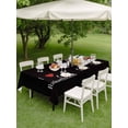 thumbnail image 3 of Outdoor Tablecloth with Umbrella Hole and Zipper, Basketball Rectangle Table Cloth 54x80 Inch Waterproof Tablecloth, Modern Funny Minimalist Sports Picnic Table Cover for Patio Camping, 3 of 7