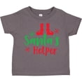 thumbnail image 3 of Inktastic Santa's Helper, Elf Shoes, Christmas - Red Green Boys or Girls Toddler T-Shirt, 3 of 5