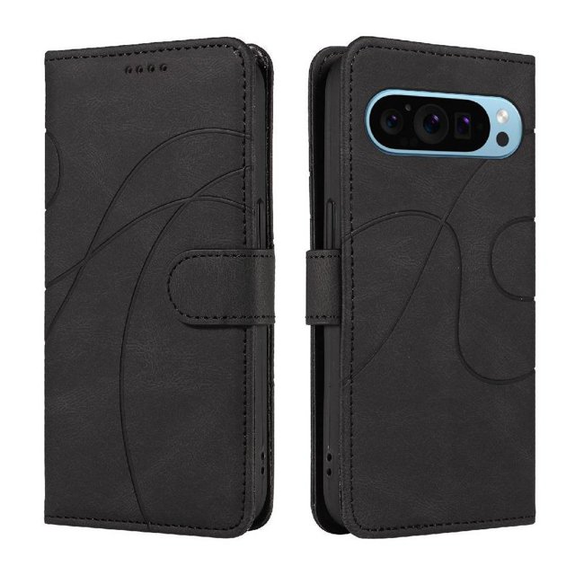 Flip Case For FOXDOCK Google Pixel 9 5G Card Slots and Kickstand Function Skin Feel Leather