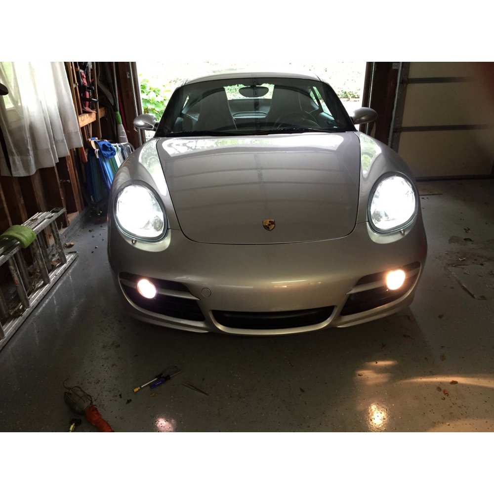 Porsche Cayman 987c Xenon Fog Lamps Driving Lights Kit
