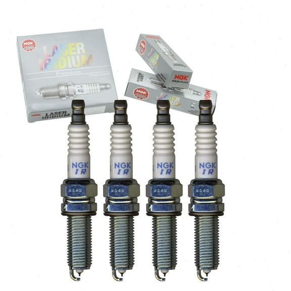 4 pc NGK Laser Iridium Spark Plugs compatible with Honda Civic 1.8L L4 2012-2015