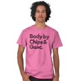 thumbnail image 5 of Body By Chips Guacamole Funny Saying Men's Graphic T Shirt Tees Brisco Brands L, 5 of 6