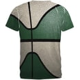 thumbnail image 2 of Championship Basketball Forest Green and Cream All Over Mens T Shirt Multi SM, 2 of 2