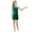 Green, variant on Huanglei Girls Glitter Sequin Sleeveless Dress With Round Neck And Asymmetric Shoulder Stylish Party Gown For Toddler Kids Short Dress 3-4 Years