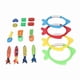thumbnail image 5 of 17pcs kids pool toys underwater summer pool diving toys parent-child interaction game, 5 of 5