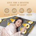 thumbnail image 4 of Easygdp Bee Kind Long Body Pillowcase - Super Soft Microfiber Body Pillow Case - Envelope Closure, Cool, Anti-Fading- 20x54 in, 4 of 8