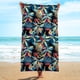 thumbnail image 4 of Microfiber Beach Towel Super Colorful Bath Towel Sandproof Beach Blanket Multi-Purpose Towel For Travel Swimming Pool 30x60 Inch, 4 of 7