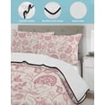thumbnail image 4 of Abstract Spring Floral Twin Size Down Alternative Comforter, Lightweight Comforter Quilt Bedding Set with Pillow Shams Farmhouse Summer Botanical All Seasons Bed Comforter Duvet Insert 68"x86", 4 of 7