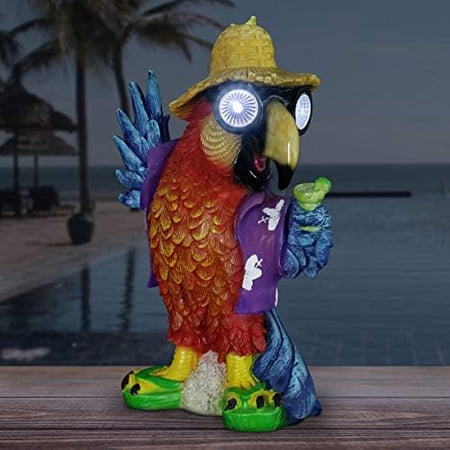 Garden Sculpture  Solar Party Garden Statue  Eyes  Outdoor Lawn and Yard Decoration  x 5.5 x 15 Inch