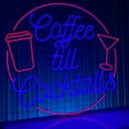 thumbnail image 2 of Glowneon Coffee Till Cocktails Neon Sign, Bar Pub Club Wall Decor, 2 of 4