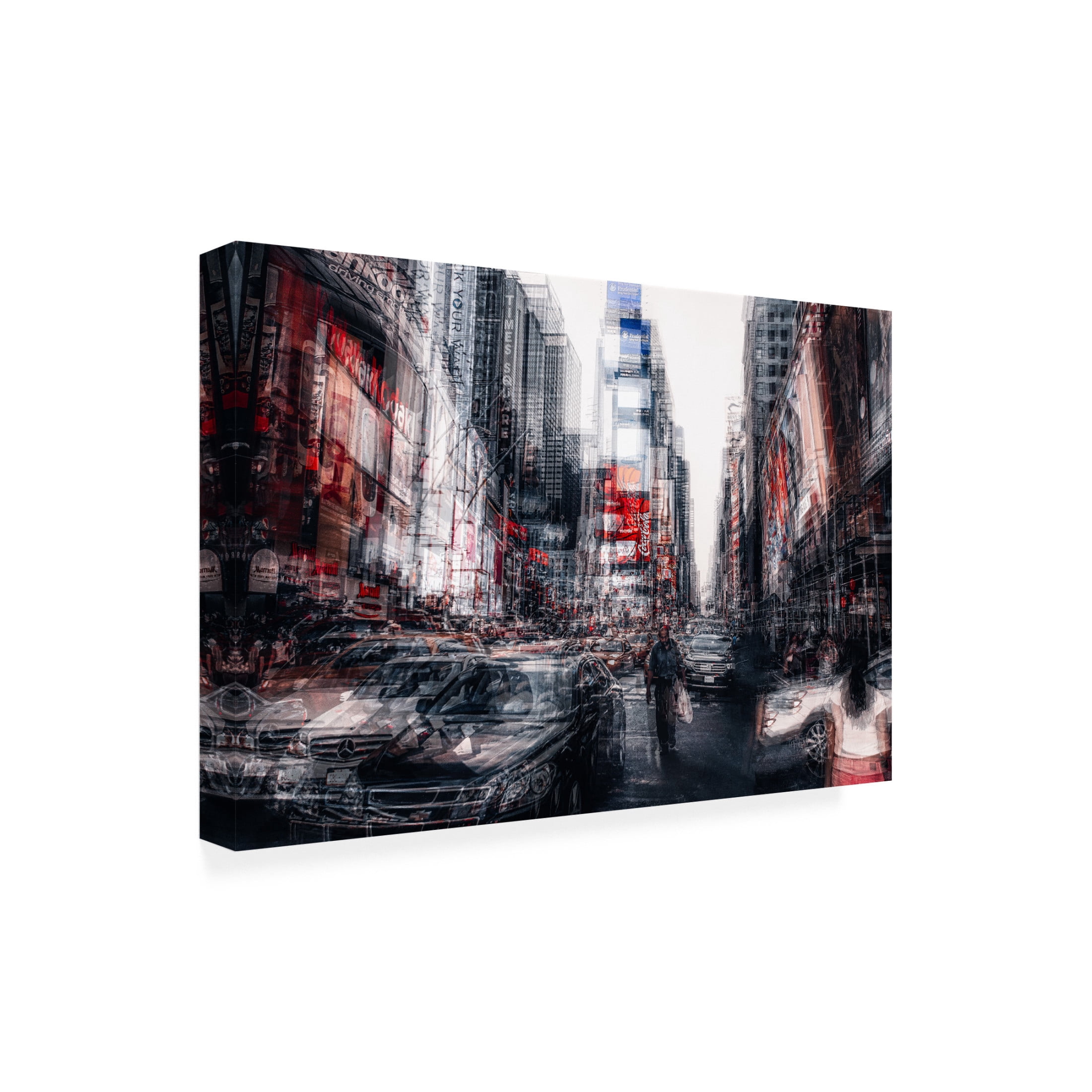 Canvas Wall Art - Carmine Chiriaco 'Urban Jungle' Wall Art for Living Room, Bedroom, or Office Décor by Trademark Fine Art - 47 x 30 Inches