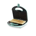 thumbnail image 1 of GreenLife - Sandwichera eléctrica para gofres, tostador, prensa Panini con platos antiadherentes de cerámica saludables, perfecto para derretir atún, arroz crujiente, queso a la parrilla, luz, 1 of 5