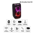 thumbnail image 2 of Bocina bluetooth JBL PartyBox Club 120 160W IPX4 hasta 12 horas con luces negro negro, 2 of 3