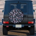 thumbnail image 3 of Kdxio Love Butterflies for Tire Cover Wheel Protectors Tyre Covers Weatherproof Wheel Covers Universal Fit for Trailer Rv SUV Truck Camper Travel Trailers 15 inch, 3 of 8