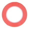 thumbnail image 1 of Cinta adhesiva de doble cara PET con forma de anillo, impermeable, para fijar objetos del hogar, color rojo, 10 mm/0,39 pulgadas, 1 of 14