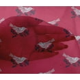 thumbnail image 4 of oneOone Viscose Chiffon Fabric Branch & Bird Block Printed Craft Fabric BTY 42 Inch Wide, 4 of 4