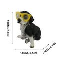 thumbnail image 3 of Fwttom Solar Outdoor LED Light Glasses Dog Resin Dog Courtyard Decoration Decorative Light, 3 of 3