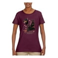thumbnail image 2 of If It's Not a Doberman It's Just a Dog Gift | Womens Dog Lover Graphic T-Shirt, Maroon, Large, 2 of 3