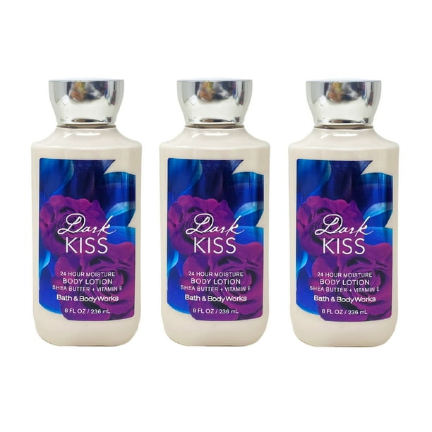 Bath and Body Works Dark Kiss Shea & Vitamin E Body Lotion Gift Set 8