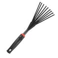 thumbnail image 4 of CIMAXIC 1PC Large Steel Wire Gardening Rakes Multifunctional Fallen Leaves Harrow Stainless Steel Grass Rake Wooden Handle Garden Rake Practical Gardening Tool for Garden Lawn Use,14.37"X4.92"X1.5", 4 of 4
