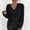 Black women's long sleeve wrap top a1, variant on Women's Fall Winter Long Sleeve Wrap Knitted Tops V Neck Dressy Casual Basic Pullover Sweater Blouses Cozy Winter Vacation Outfits, Army Green S