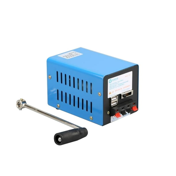 Herramienta pequeña para exteriores Fuente de alimentación manual de la supervivencia del generador de manivela manual portátil multifuncional al aire libre 20W Irfora Herramienta pequeña para exteriores
