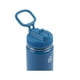 thumbnail image 4 of Set de 2 termos para botellas de acero inoxidable, 473 ml, color blanco/azul, 4 of 5