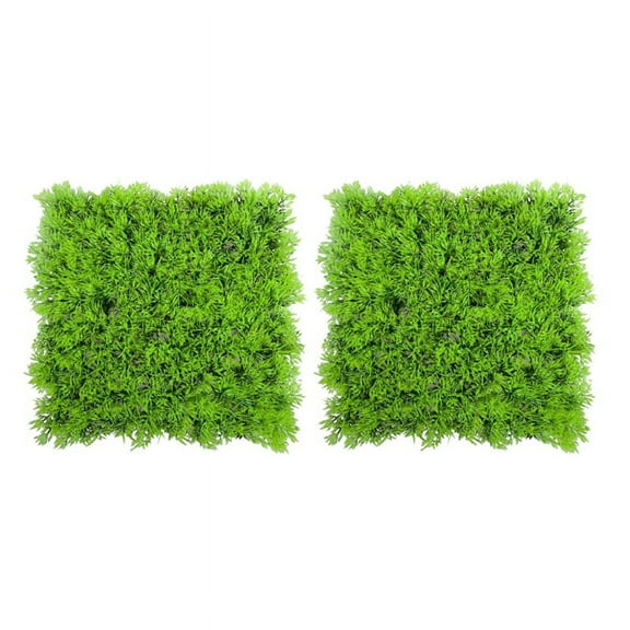 2X Artificial Fake Water Aquatic Green Grass Plant Lawn Aquarium Landscape