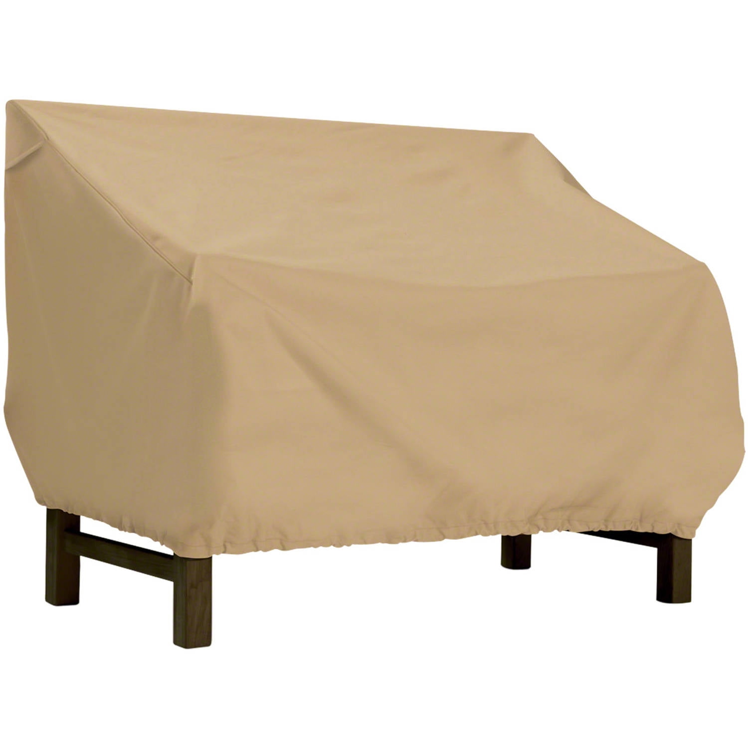 Classic Accessories Terrazzo Patio Bench Loveseat Furniture Storage Cover, Large, Sand by Classic Accessories