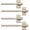 Champagne Gold, variant on 2 PACK Magnetic Curtain Rods for Metal Doors, 9 to 16 Inch, 1/2 Inch Diameter, Multi-Use Adjustable Appliances for French Doors Magnetic Cafe Curtain Rod(Black)