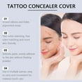 thumbnail image 5 of 2Pcs Tattoo Cover Up Makeup Waterproof, Full Coverage Concealer, 2 Colors Adjustable Tatoo Cover Up Concealer, Long Lasting and Invisible Body Makeup Suitable for Vitiligo, Dark Spots, Scars, 5 of 9