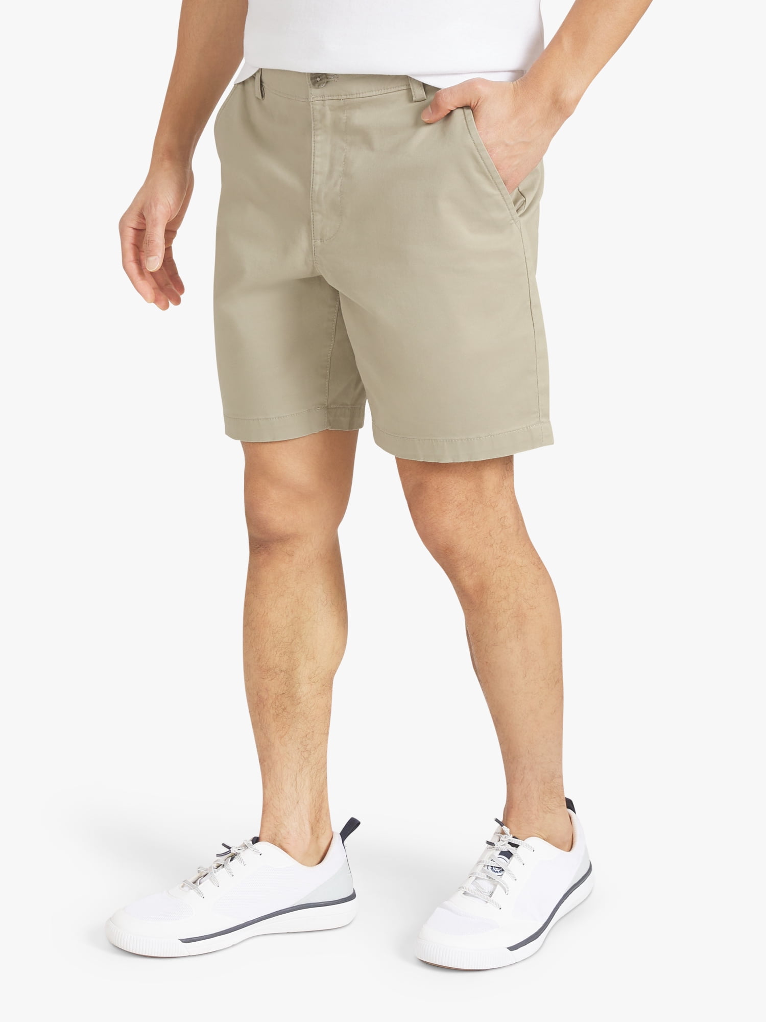 Chaps Men's & Big Men's Flat Front Shorts, Sizes 30-42, 8" Inseam