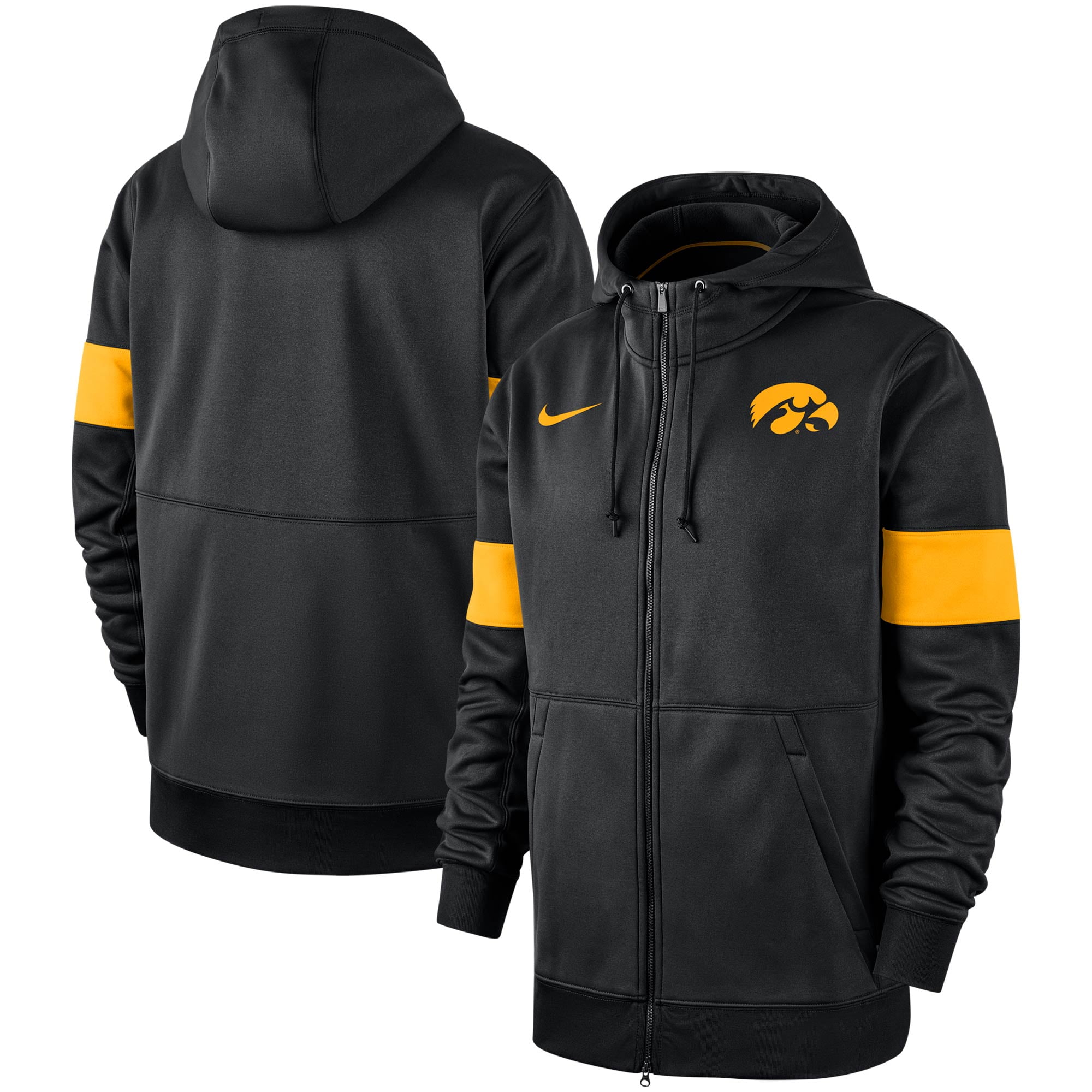 nike zip up black